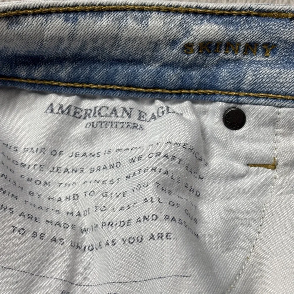 American Eagle Extreme‎ Flex Jeans Men's 32x30 Slim Light Wash Denim